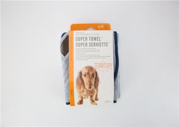 Thick Personalized Dog Bath Towels , Pet Drying Towel Good Air Permeability