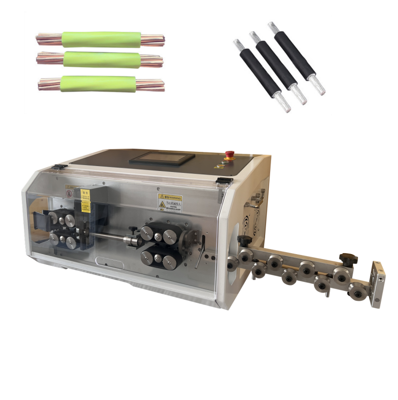 Fully Automatic Dual-Drive Heavy-Duty Cable Wire Harness Cutting and Stripping Cable Manufacturing Equipment with Belts Feeding