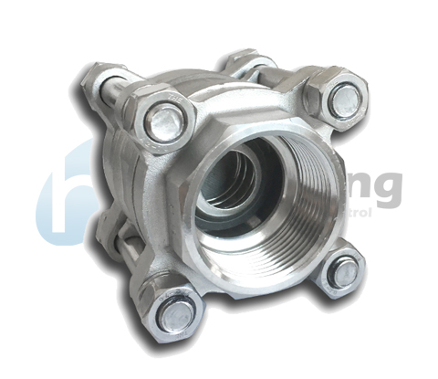 1-1/4» бсп материала задерживающего клапана 304 ПК нержавеющей стали 3, бспт, продетый нитку ньпт