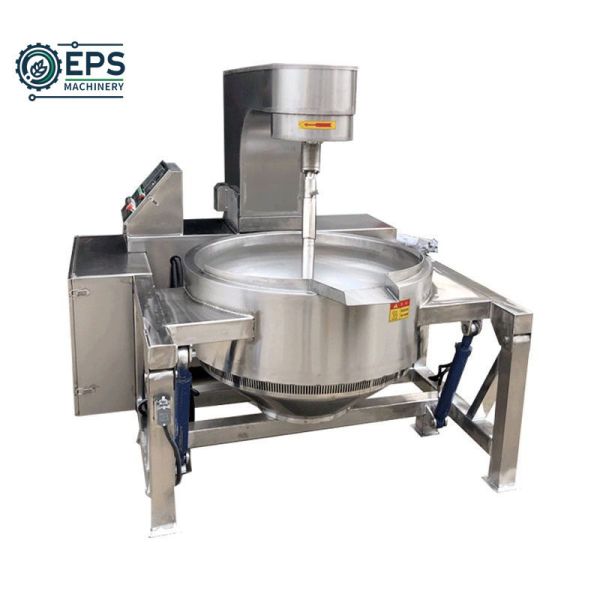1200*900*900 Sanitray Stainless Steel Gas Heating Agitated Jacketed Kettle Cooking Pot
