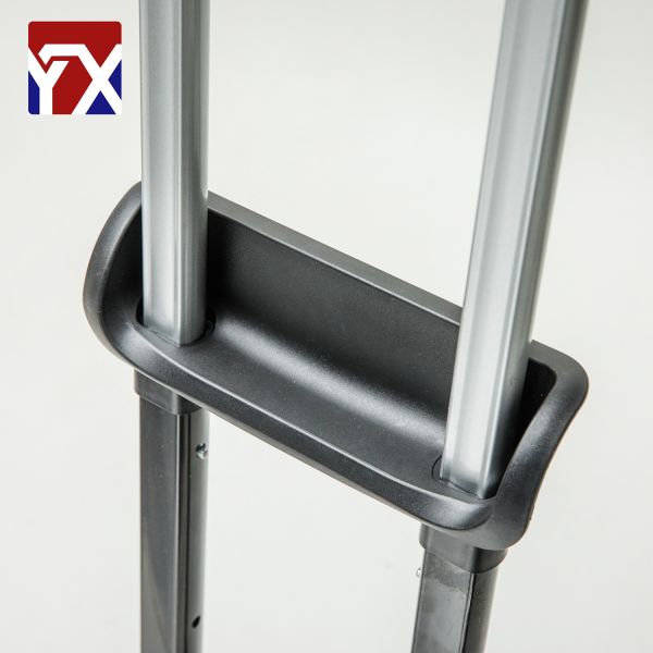 Factory Wholesale adjustable smooth aluminum telescopic luggage trolley set