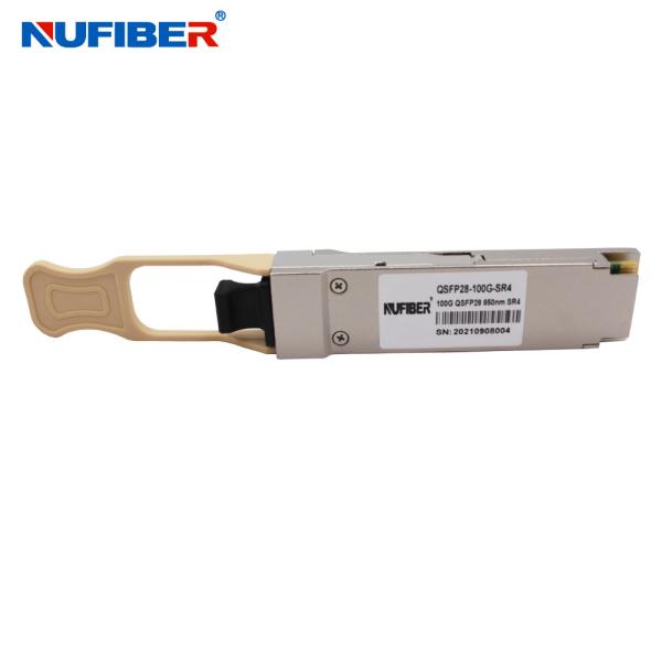 QSFP28-100G-SR4 850nm 100m 100GBASE SR4 QSFP28 , Juniper Compatible DOM Transceiver Module