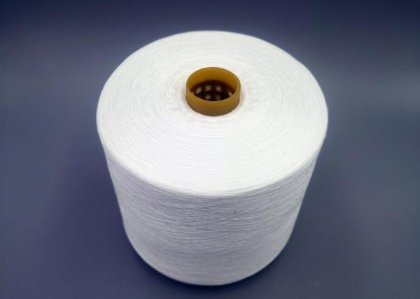 Full Dull Polyester Yarn 100 Polyester Spun Yarn 50/2 60/2 Raw White Thread