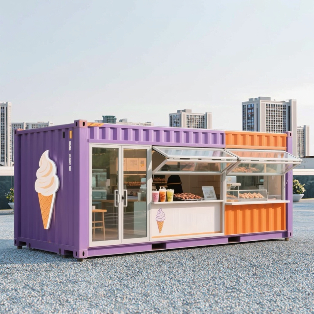 Luxury Modern Portable Container House Expandable 2-Bed Mobile Shipping Wooden & Steel Construction Extendable Sandwich Panel