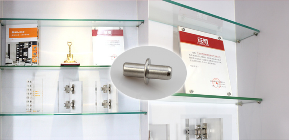 Hidden Bracket Shelf Support for Cabinet Cupboard Bookcase Metal Iron Pegs 5mm Diameter