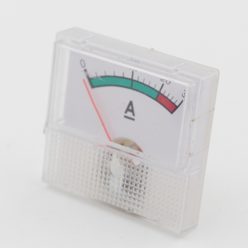 48*45mm Analog Panel DC Ammeter Shunt Meter 0-30A DC Moving Coil Single Phase AC/DC 80V-270V 50/60Hz for Voltage Ampere