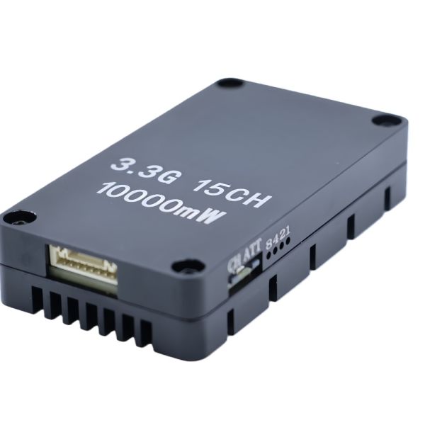 Stable Signal 3.3GHz Fpv Long Range Vtx 10W Output 3025MHz-3375MHz Frequency Range
