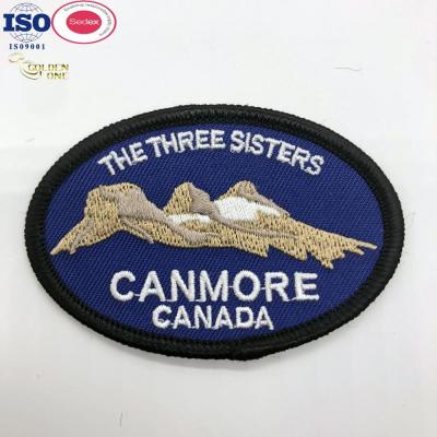 Hat Chenille Embroidered Cloth Patches Iron On Custom Silicone Rubber