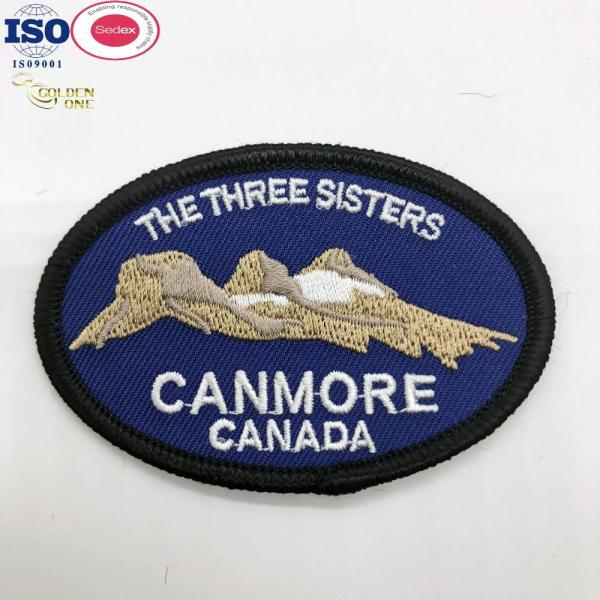 Hat Chenille Embroidered Cloth Patches Iron On Custom Silicone Rubber