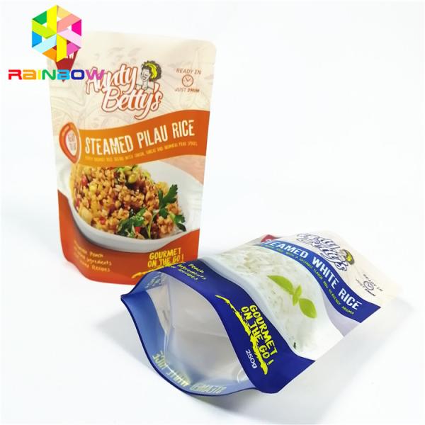 Frozen Food Plastic Pouches Packaging Stand Up Nylon Vacuum Retort Storage