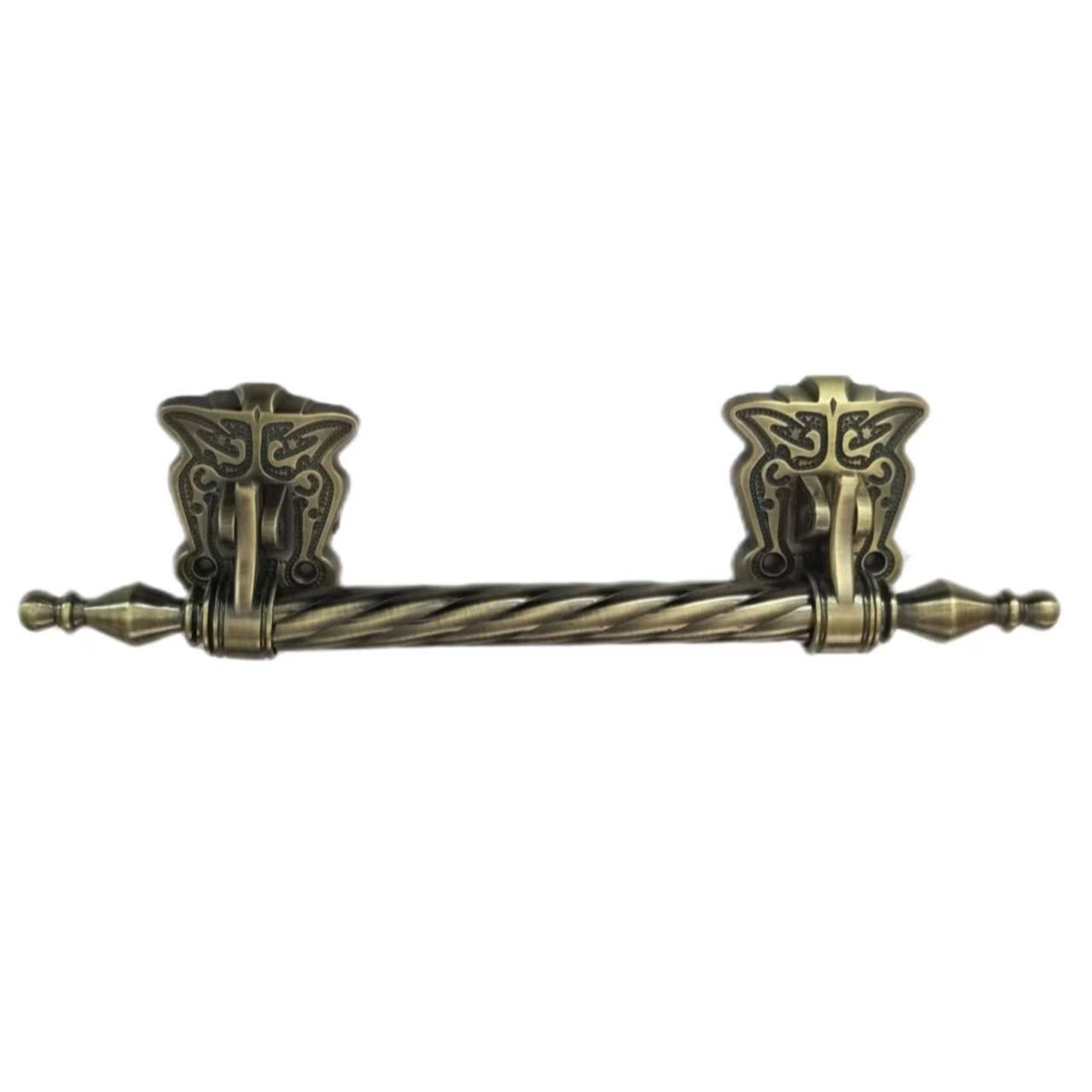 Funeral Swing Coffin Handles With Short Tube , Pale Gold H9023  Casket Handle Hardware