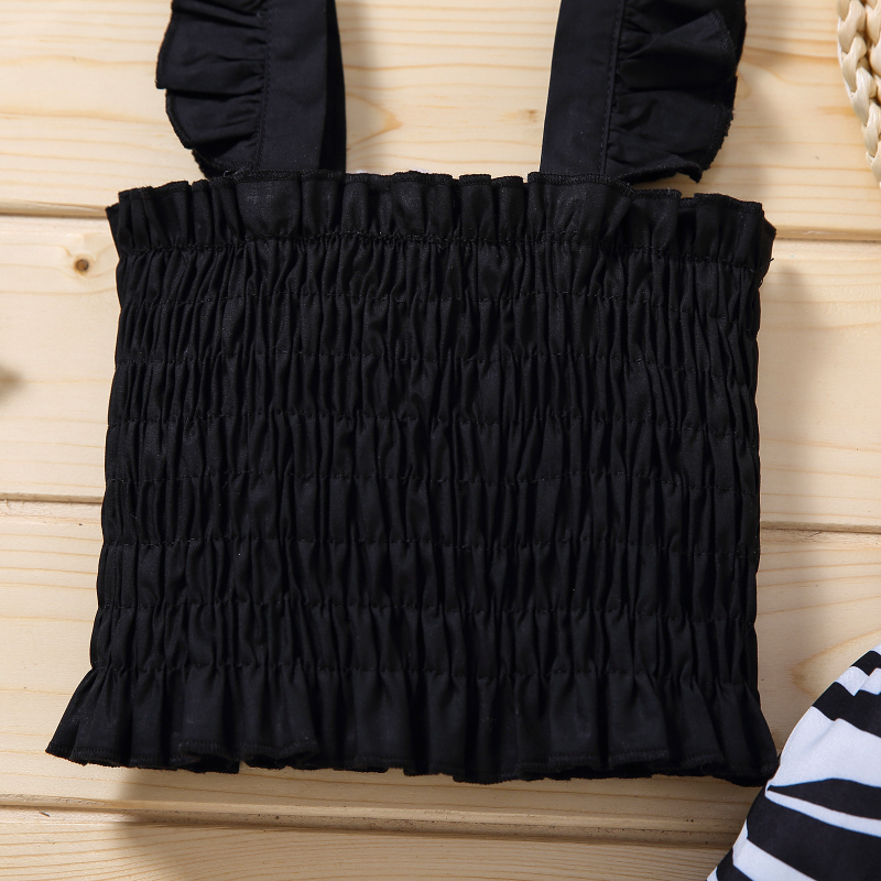 0.8M 31.5in Summer Children'S Clothing Short Suit With Skirt For Girls