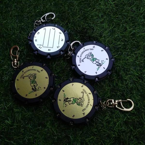 golf scorers , golf scorer , plastic golf scorer with  round