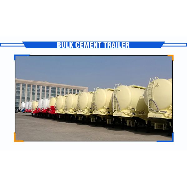 Customized Request Bulk Cement Tanker Truck Trailer and Safety Guard with Standard