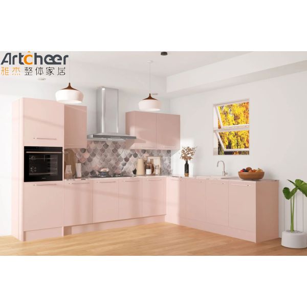 Modern Design Lacquer Finish Kitchen Cabinet with 3 Years Warranty for Modular L Shape Kitchen