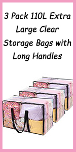 Toiletry Cosmetic Organizer, Waterproof, Large Capacity, moving Tote Bag, underbed Storage Zipper carry Bag