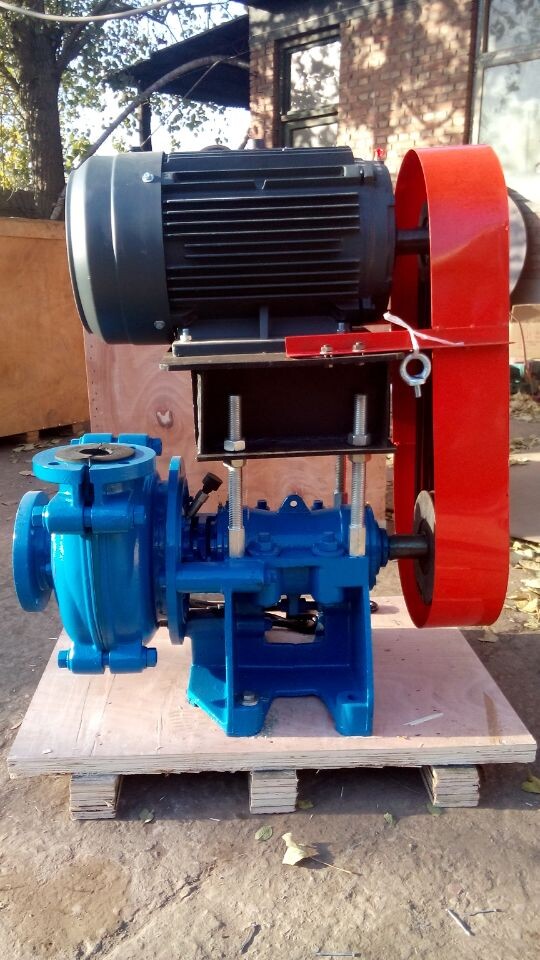 Выровнянный резиной насос Слурры управляемый моделью 3 электрического двигателя/2 КАХ покрасил синь с гальванизированными болтами