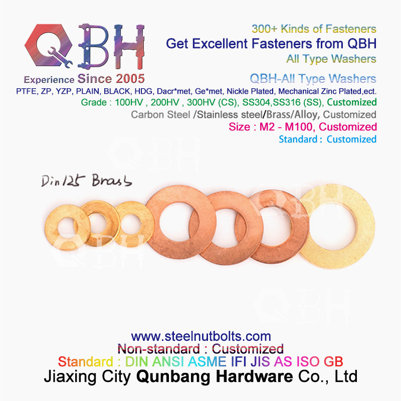 Плоская пружина QBH DIN125 DIN127 F436 F436M F959 F959M DIN434 DIN436 NFE25-511 типа Все сплющила Toothed круглую квадратную шайбу