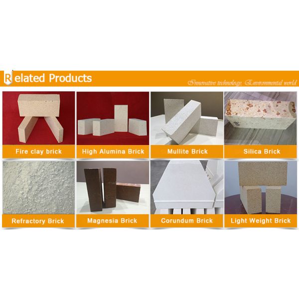 Third Grade 55% Aluminum Silicate Refractory Brick For Industrial Furnaces SK36 Standard