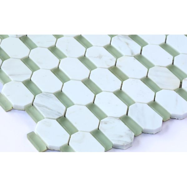 Firebrick White 300x300mm Natural Stone Mosaic For Rebuilding and Swimming Pool