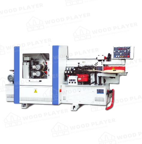 400V 8.2KW WOODPLAYER Edge Banding Machines 0.4mm-3mm Thick
