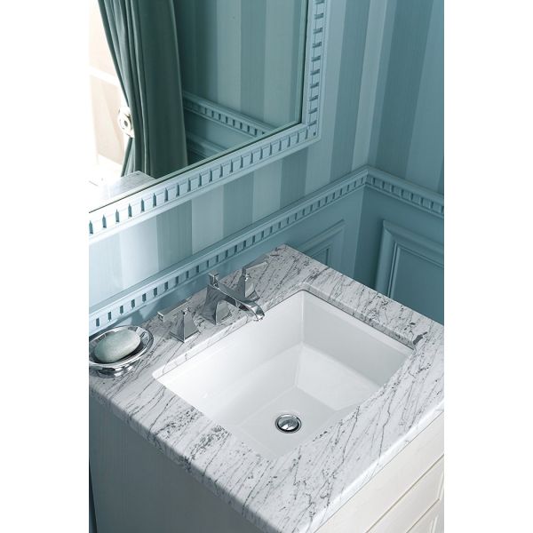 Vitreous White Bathroom Bowl Sinks , Unique Wall Mount Bathroom Sink Replacement