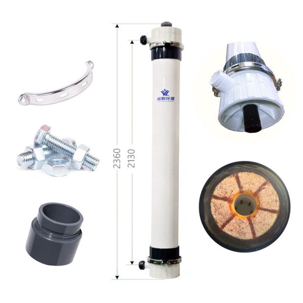 PVDF Filter Ultrafiltration System Washable Hollow Fiber Membrane UF Membrane Pressure Vessel PLC Water Treatment Machinery