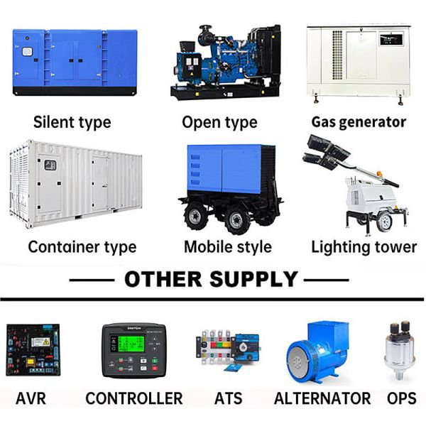 Industrial Portable Diesel Generator 60HZ Three Phases Or Single Phase Silent Type Diesel Generator