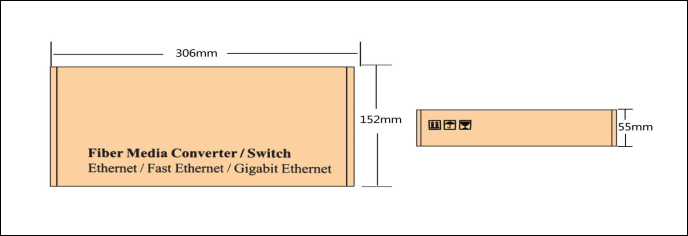8 Port Gigabit Fiber Optic Switch , Dual Fiber Optical Network Switch 20KM