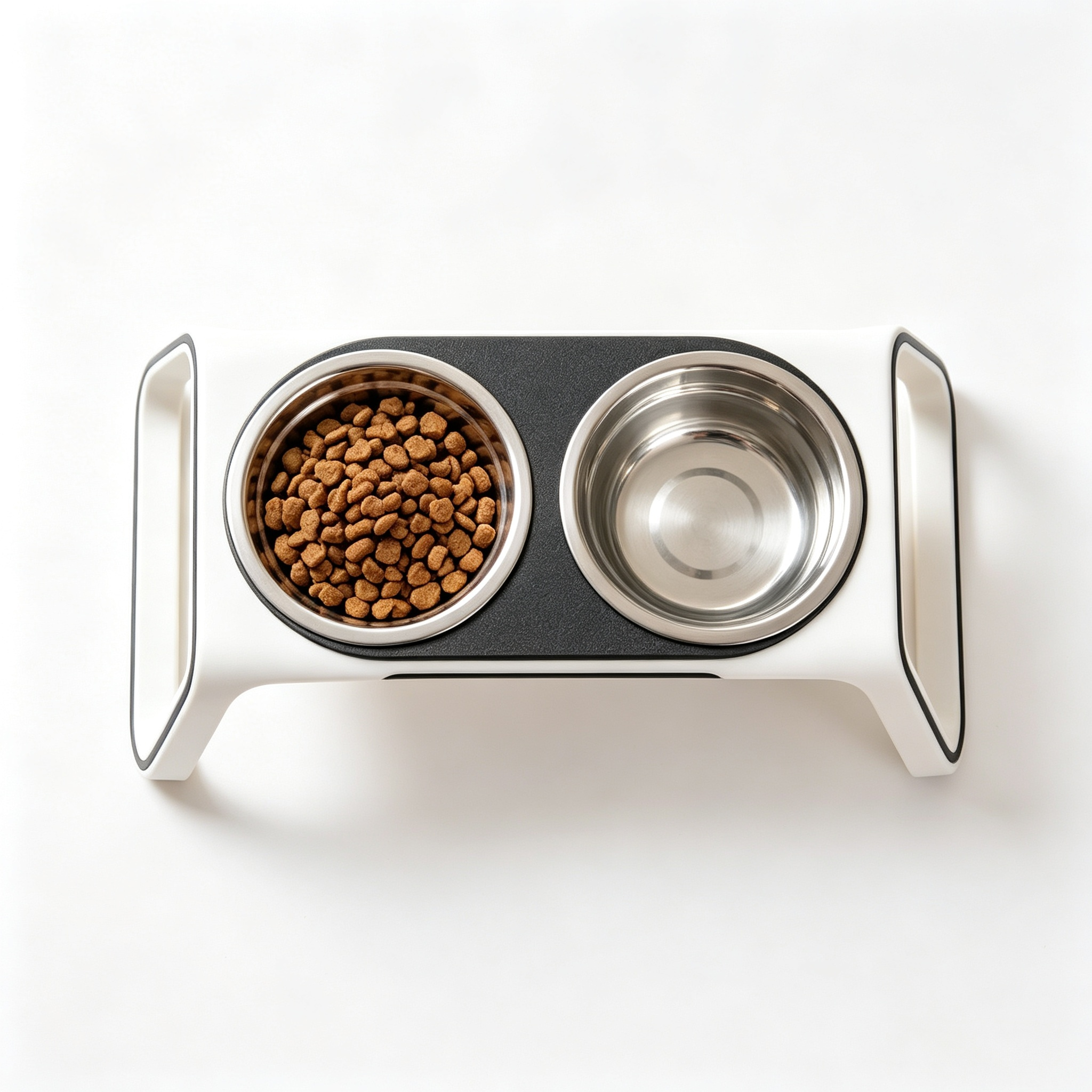 Detachable Stainless Steel Bowl Anti Slip Non Toxic 3D Printed Pet Accessories