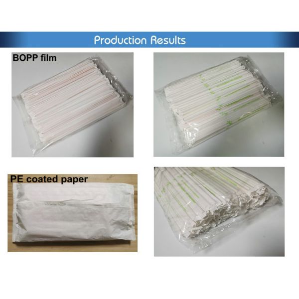 Full Automatic Bulk Paper Drinking Straw Group Packing Machine