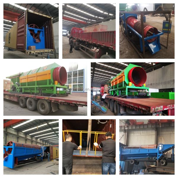 Waste Recycling Plant with Rubber Ball Cleaning System Feeding Size Less than 300mm