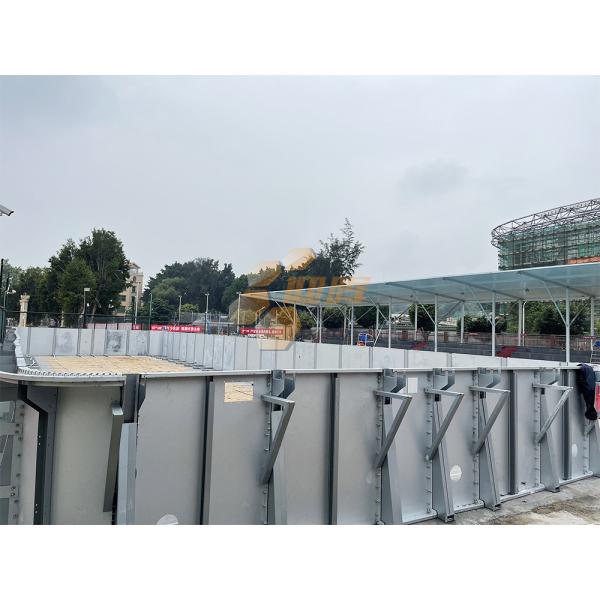 Zn-Al-Mg Steel Frame Temporary Training Swimming Pool Prefabricated Inground Swimming Pool