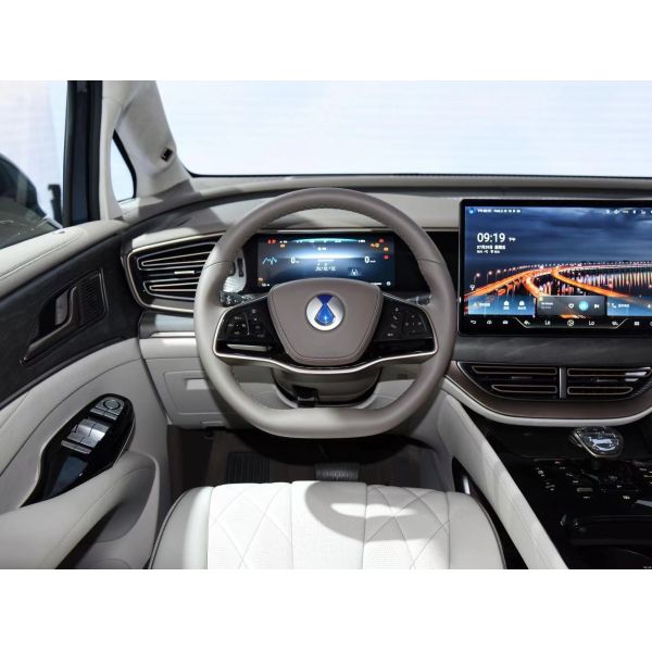 Места двери 7 автомобиля 5 версии большие MPV Denza D9 2022 EV 600 4WD Zunrong роскошные новые