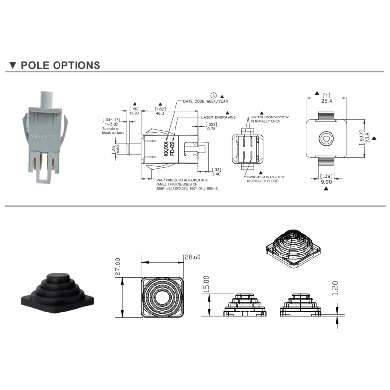 Seat Switch for Industrial and Agricultural Machinery / Farm Vehicles--Seat-departure cutoff