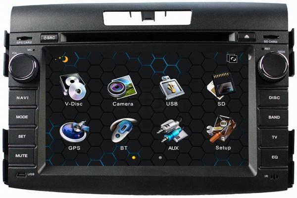 Hot selling! car media player for Honda CRV 2012 with car gps navigation OCB-8033