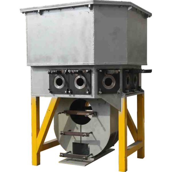Industrial Frequency induction melting furnace 150KG/h melting rate 380V 50HZ