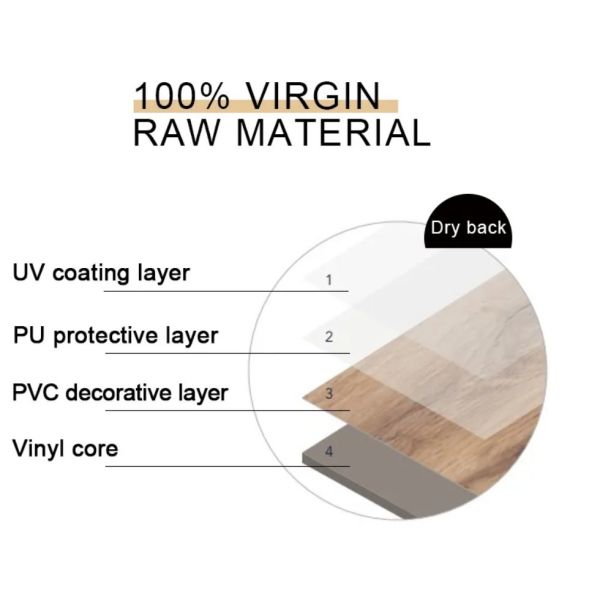Self Adhesive Wood Design Peel And Stick Flooring Covering Piso Adhesivo Pvc Sticky Tiles Pvc Lvt Vinyl Flooring Sticker