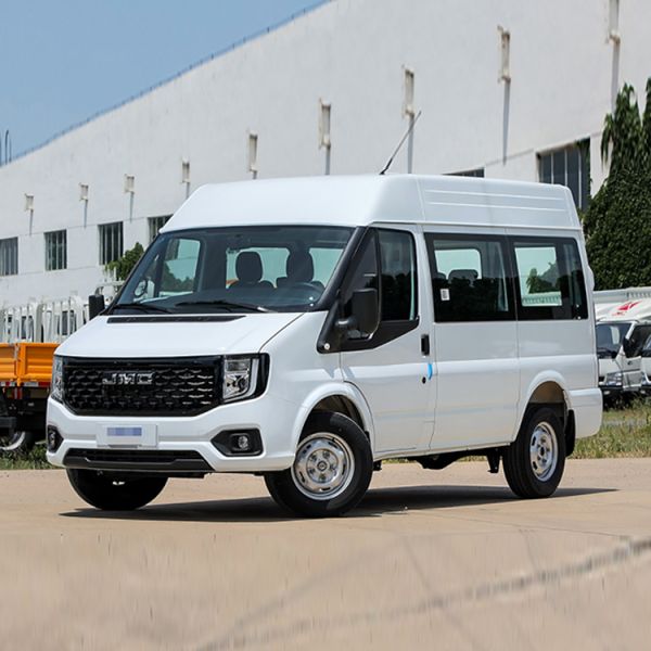 Asientos de cuero 2023 JMC Fushun Cargo Van 3-17 asientos de pasajeros Diesel de 8 velocidades Automático 2.0T 146hp Sin control de estabilidad