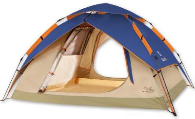 Double Outdoor Camping Tent Water Resistance Well Ventilated Quickly Assemble