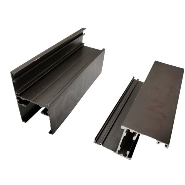 6005 Solar Powder Coated Aluminum Profile Section windproof