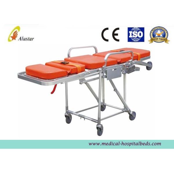 Anti-Corrosion Adjusted Foldchair Stretcher Trolley Medical Ambulance Trolley Stretcher ALS-S011