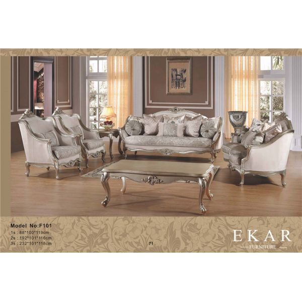 Velvet Chesterfield Wood Living Room Upholstery Fabric Sofa