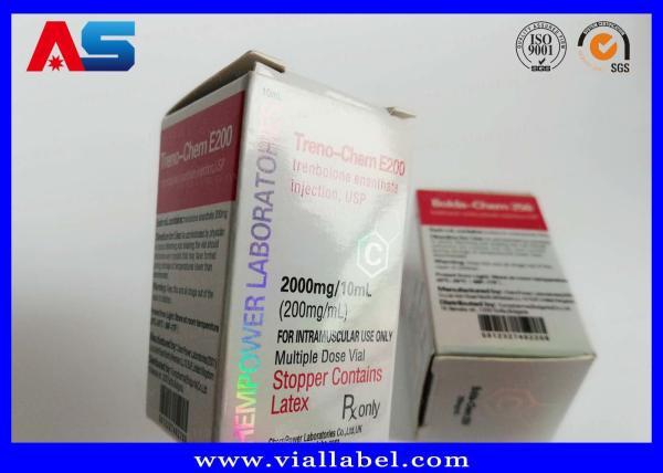Armazenamento em cartão Caixas de frascos de 10 ml Para frascos de vidro Hologramas de medicamentos, Caixas de embalagem farmacêutica ISO9001