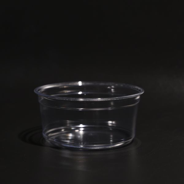 Flat Or Dome Lid Clear Plastic Disposable Cup Customized Logo For Beverages