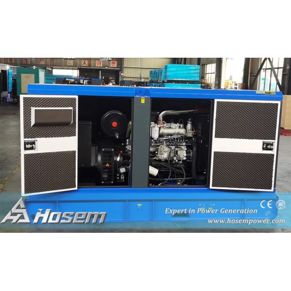 OEM Isuzu Diesel Generator Set 125kVA 100kw 50Hz 3 Fases de Energia Elétrica Isolamento sonoro