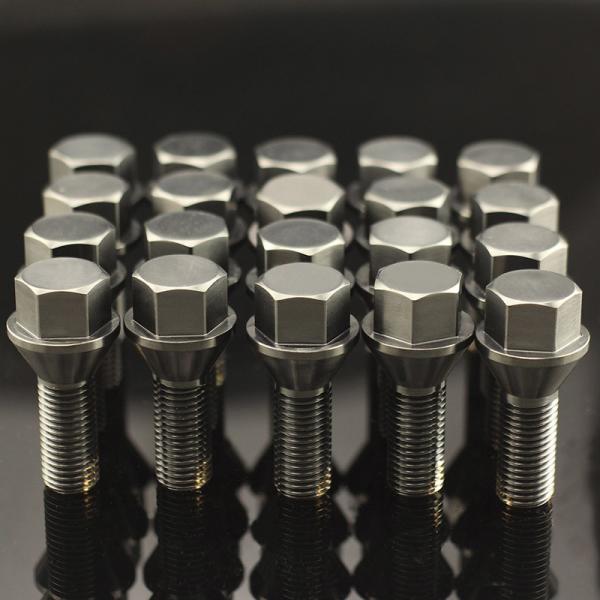 GR5 Lug Titanium Wheel Lug Nuts M12x1.25 M12x1.5 M14x1.5 M14x1.25 With PVD Coating