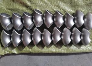O cotovelo de prata do aço carbono do OD 1500mm de 0,5 polegadas, conduz o encaixe cotovelo de 90 graus
