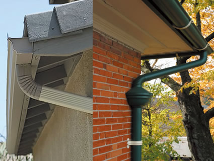 Square Gutter Down Pipe Roll Forming Machine Portable Rainwater Gutter