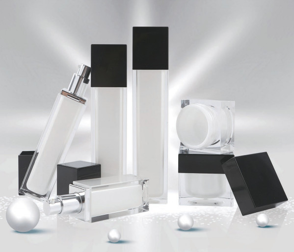 PMMAのアクリルの正方形の立方体のSkincare 15mlの化粧品のびん/30g瓶